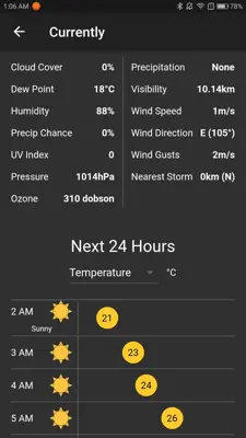 Shadow Weather android App screenshot 0